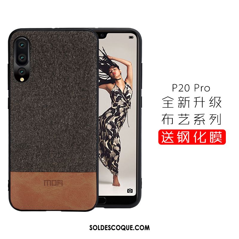 Coque Huawei P20 Pro Protection Incassable Étui Marque De Tendance Gris Soldes