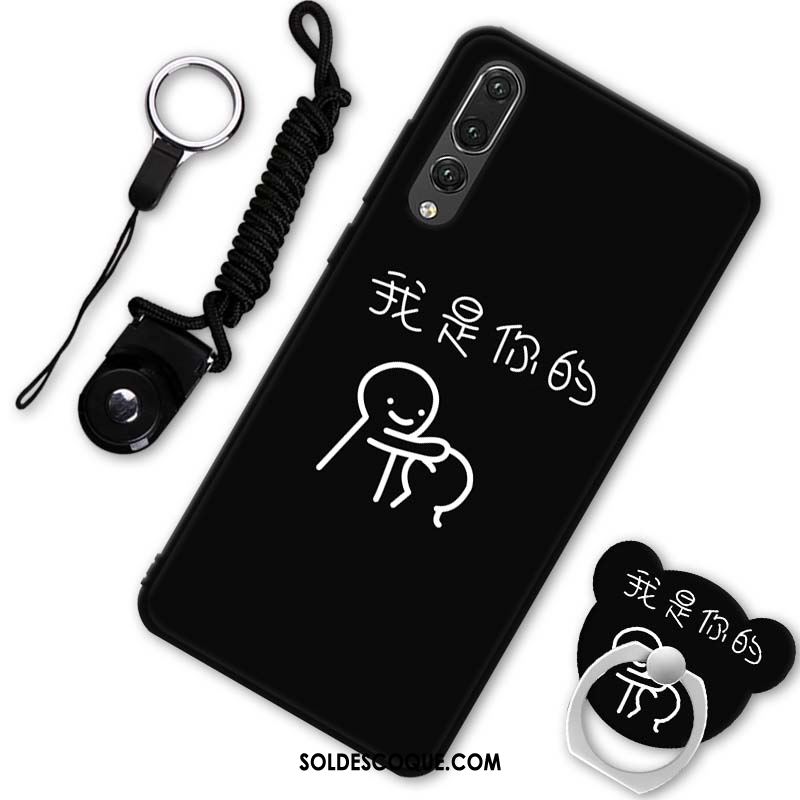 Coque Huawei P20 Pro Silicone Dessin Animé Rouge Fluide Doux Téléphone Portable Soldes