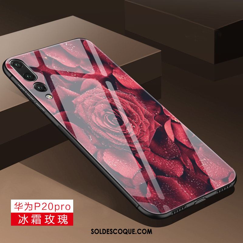 Coque Huawei P20 Pro Silicone Frais Créatif Tout Compris Net Rouge Housse En Ligne