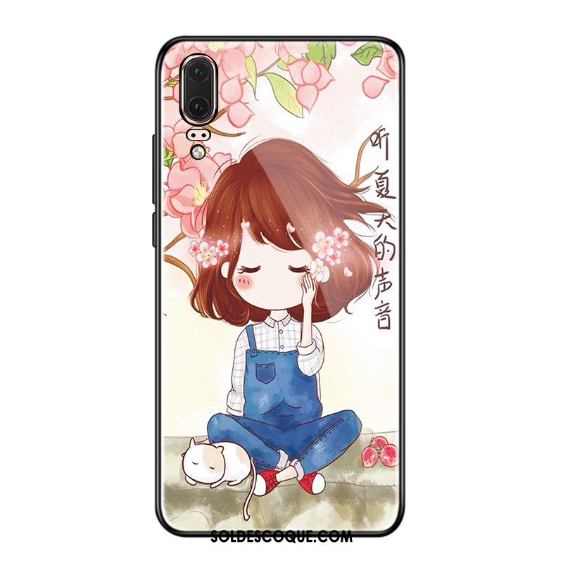 Coque Huawei P20 Pro Simple Fluide Doux Silicone Charmant Personnalité Pas Cher