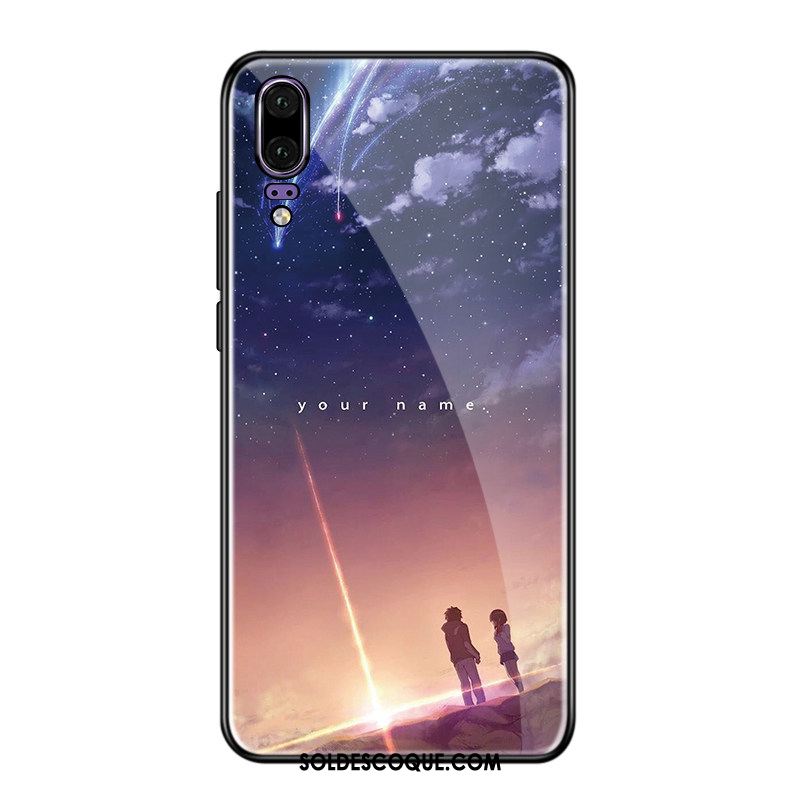 Coque Huawei P20 Pro Simple Fluide Doux Silicone Charmant Personnalité Pas Cher