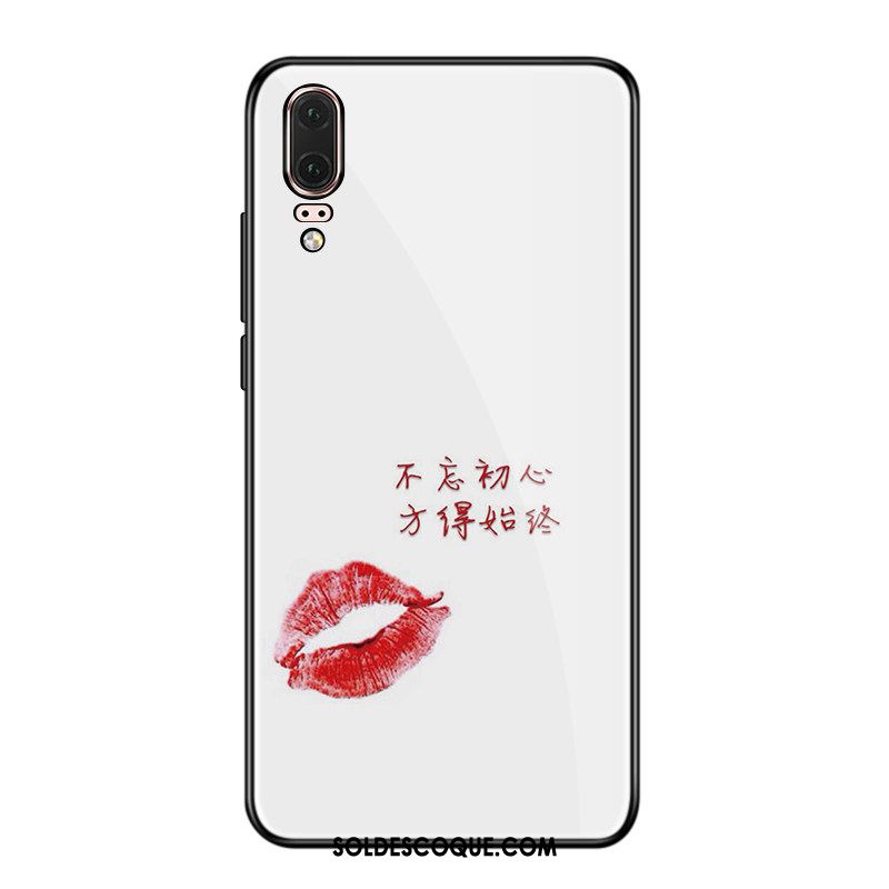 Coque Huawei P20 Pro Simple Fluide Doux Silicone Charmant Personnalité Pas Cher