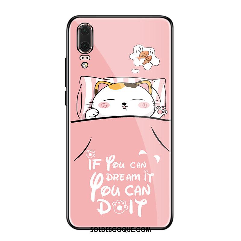 Coque Huawei P20 Pro Simple Fluide Doux Silicone Charmant Personnalité Pas Cher