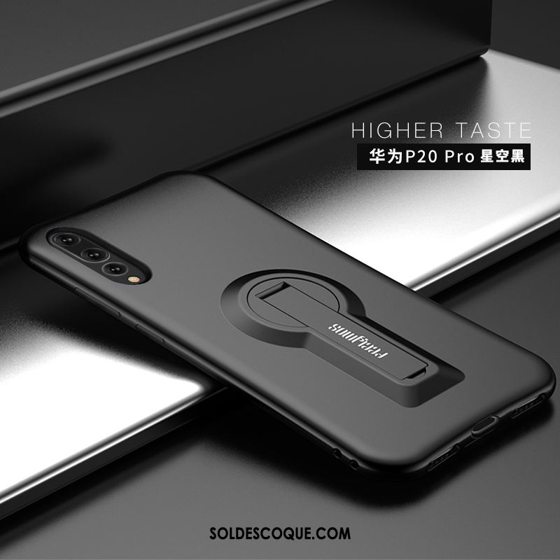 Coque Huawei P20 Pro Téléphone Portable Rouge Incassable Cou Suspendu Délavé En Daim En Ligne