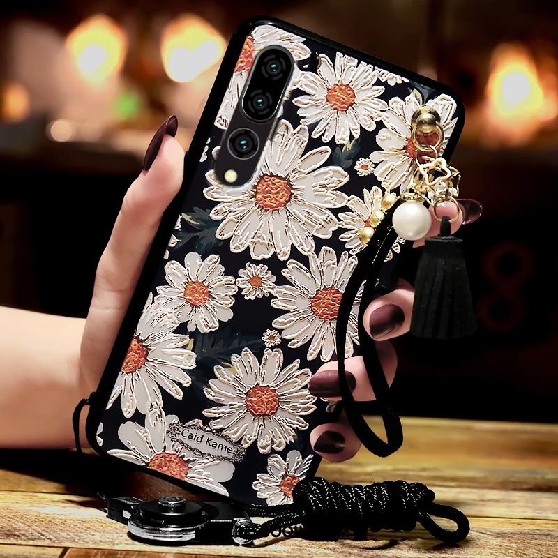 Coque Huawei P20 Pro Une Agrafe Strass Gaufrage Fluide Doux Tout Compris Soldes