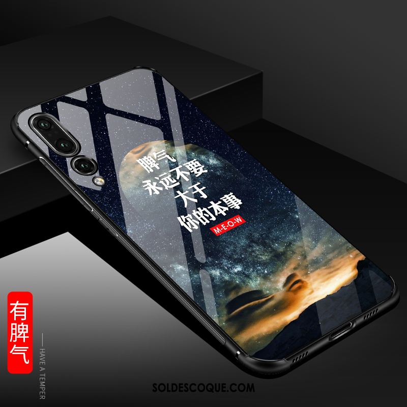 Coque Huawei P20 Pro Verre Personnalité Bleu Tout Compris Téléphone Portable En Ligne