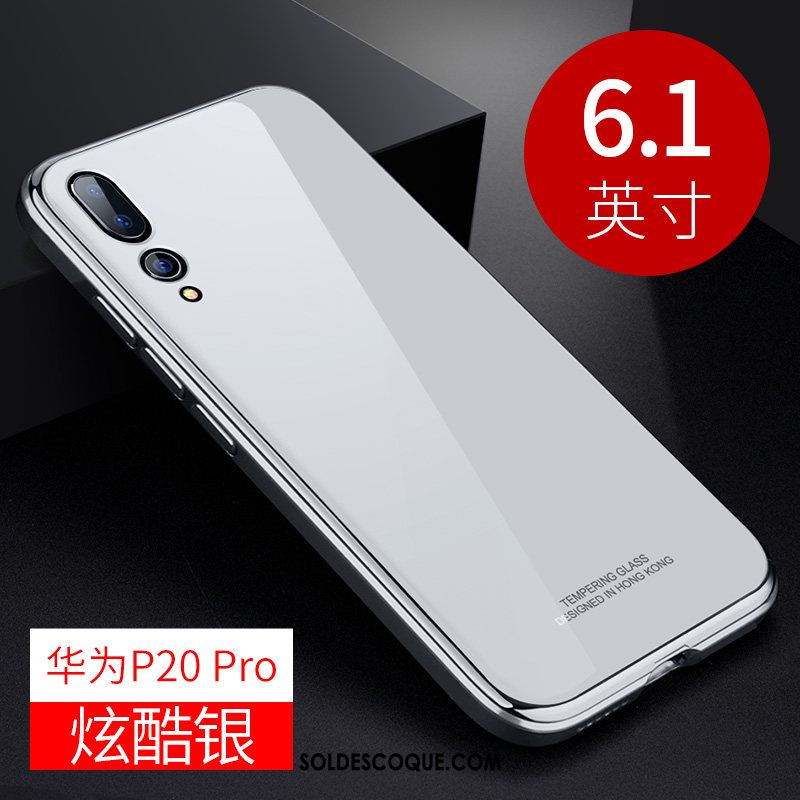 Coque Huawei P20 Pro Verre Protection Difficile Téléphone Portable Blanc En Vente