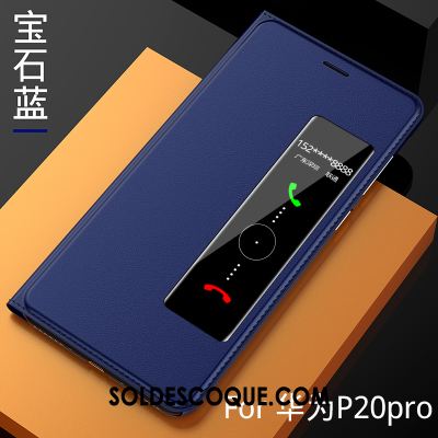 Coque Huawei P20 Pro Étui Dormance Téléphone Portable Protection Étui En Cuir Housse Soldes