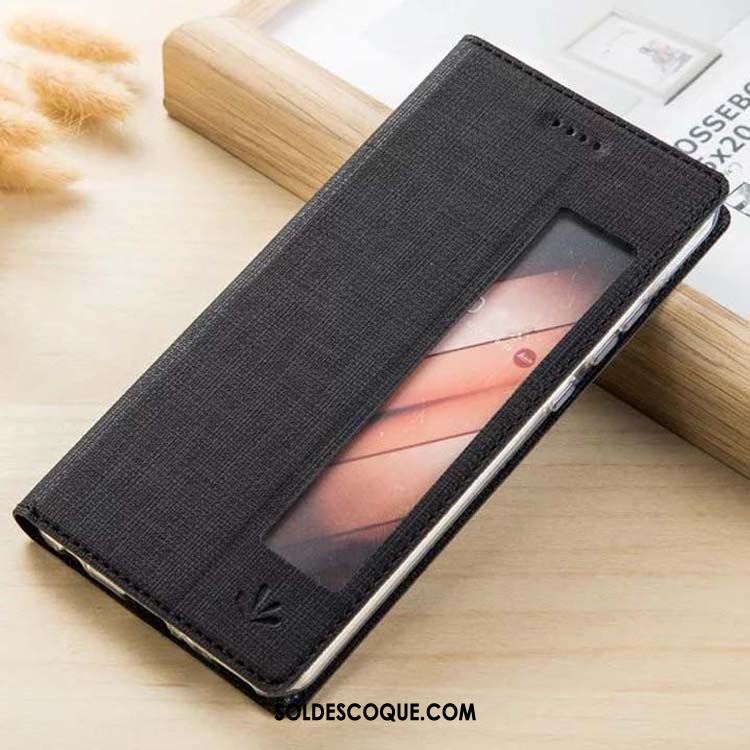 Coque Huawei P20 Pro Étui En Cuir Ouvrir La Fenêtre Modèle Fleurie Dormance Protection En Vente