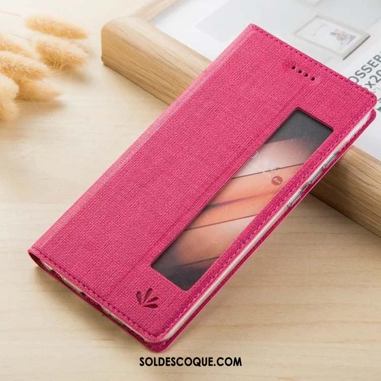 Coque Huawei P20 Pro Étui En Cuir Ouvrir La Fenêtre Modèle Fleurie Dormance Protection En Vente