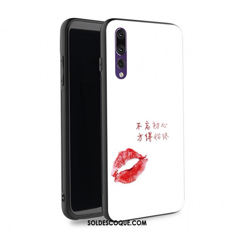 Coque Huawei P20 Pro Étui Protection Contre Les Explosions Rose Nouveau Verre Trempé Soldes