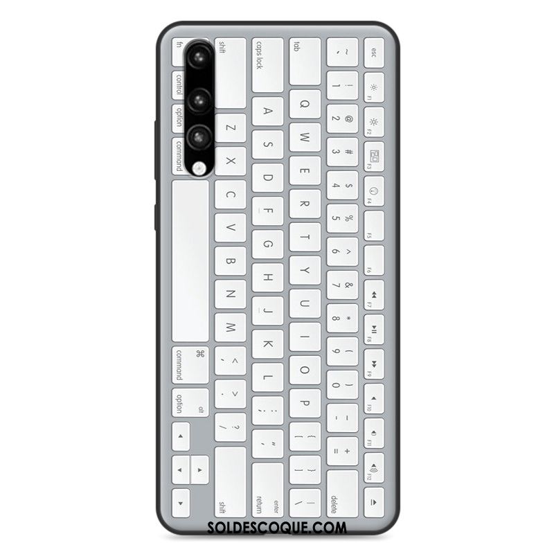 Coque Huawei P20 Pro Étui Vintage Blanc Téléphone Portable Tendance En Ligne