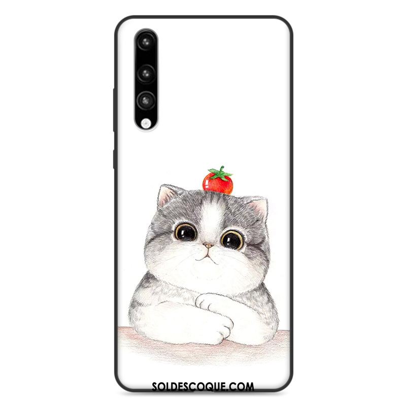 Coque Huawei P20 Pro Étui Vintage Blanc Téléphone Portable Tendance En Ligne