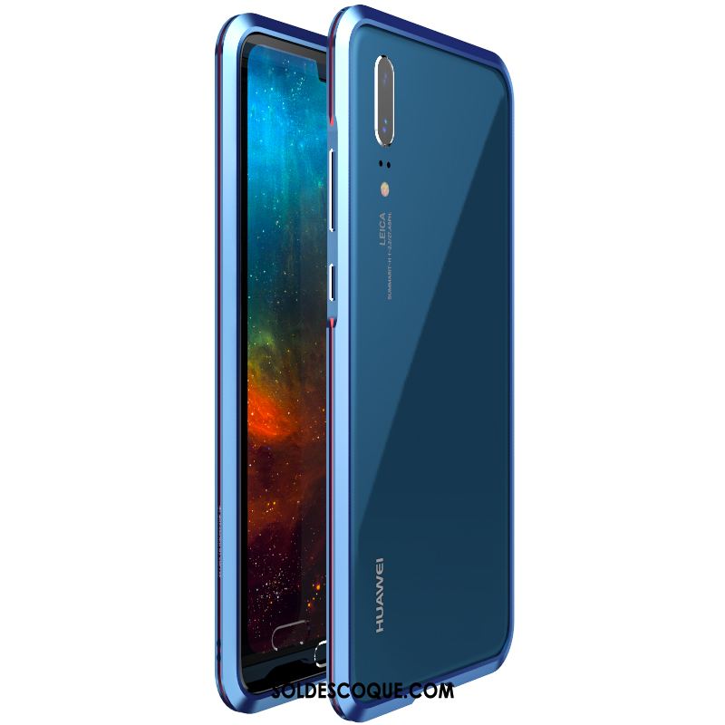 Coque Huawei P20 Protection Brillant Border Très Mince Marque De Tendance Housse En Vente