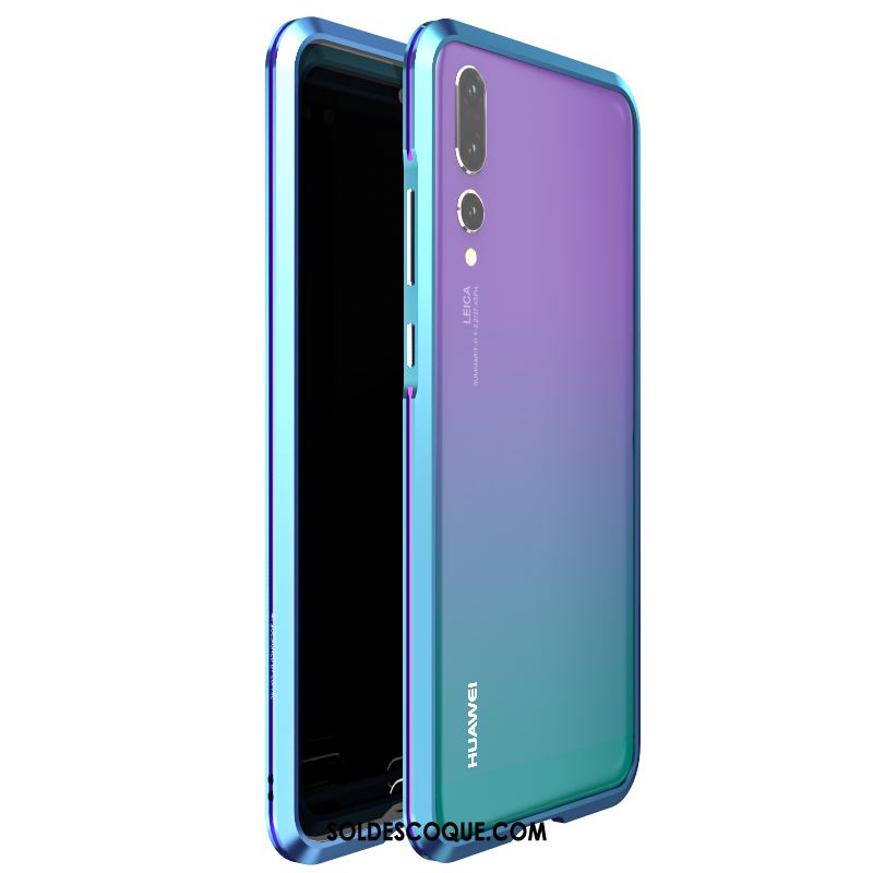 Coque Huawei P20 Protection Brillant Border Très Mince Marque De Tendance Housse En Vente