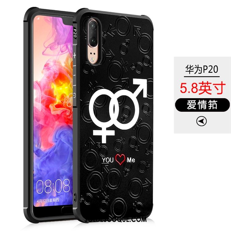 Coque Huawei P20 Tout Compris Ballon Téléphone Portable Gaufrage Support Soldes