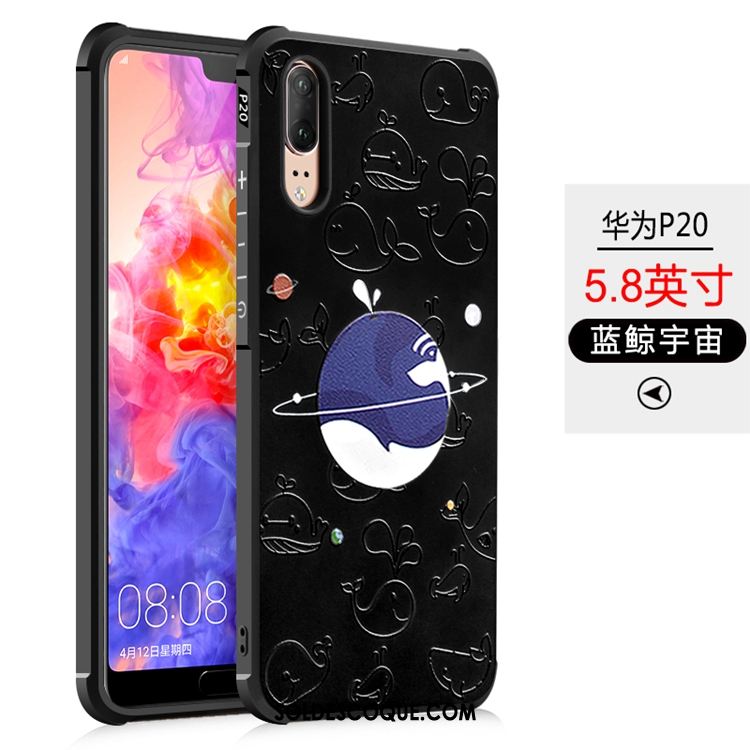 Coque Huawei P20 Tout Compris Ballon Téléphone Portable Gaufrage Support Soldes