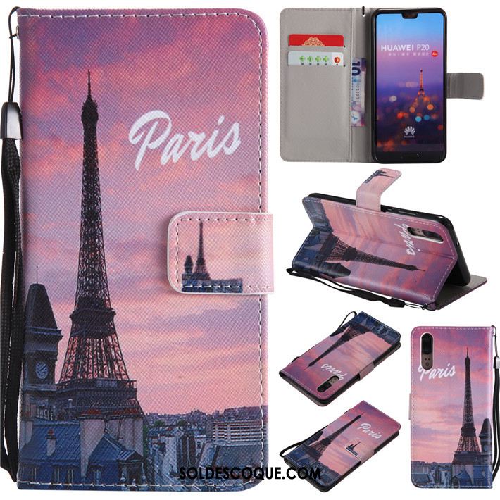 Coque Huawei P20 Tout Compris Rose Incassable Téléphone Portable Étui En Ligne