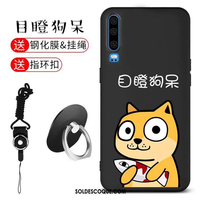 Coque Huawei P30 Gaufrage Silicone Étui Marque De Tendance Créatif Pas Cher