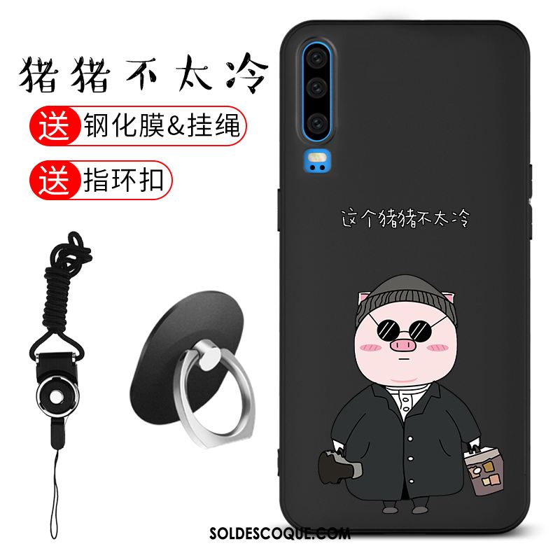 Coque Huawei P30 Gaufrage Silicone Étui Marque De Tendance Créatif Pas Cher