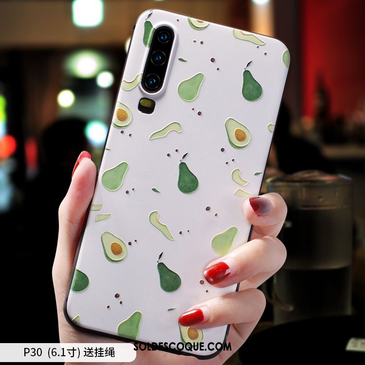 Coque Huawei P30 Incassable Personnalité Net Rouge Tout Compris Très Mince En Ligne