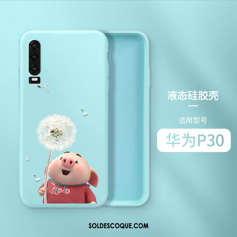 Coque Huawei P30 Incassable Tout Compris Couleur Unie Très Mince Téléphone Portable En Vente