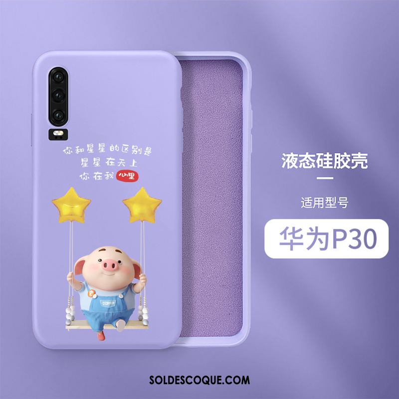 Coque Huawei P30 Incassable Tout Compris Couleur Unie Très Mince Téléphone Portable En Vente