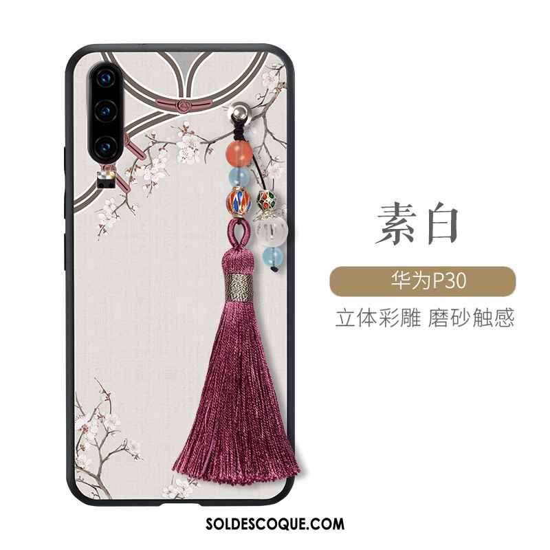 Coque Huawei P30 Incassable Très Mince Style Chinois Tout Compris Silicone En Vente