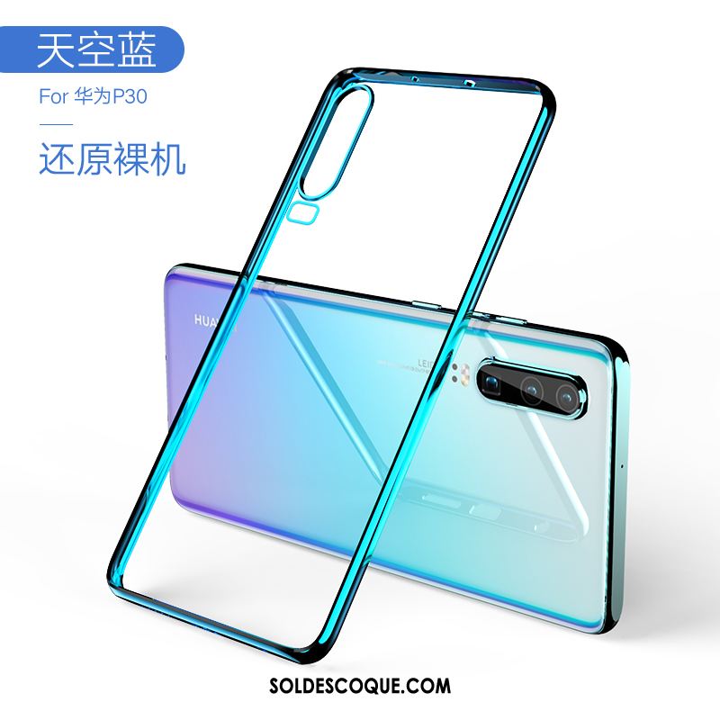 Coque Huawei P30 Incassable Très Mince Transparent Protection Silicone France