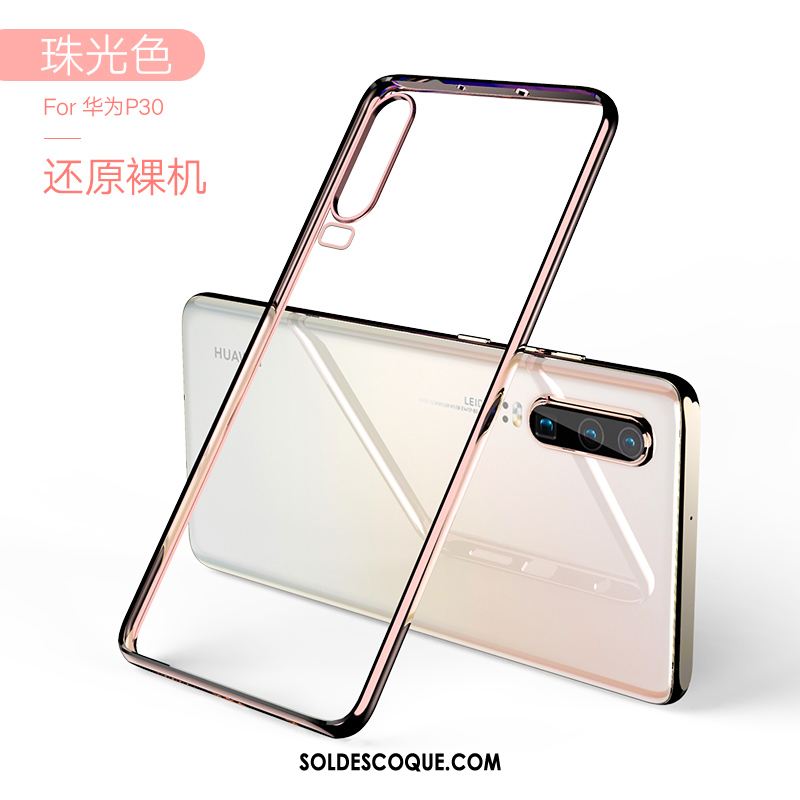 Coque Huawei P30 Incassable Très Mince Transparent Protection Silicone France