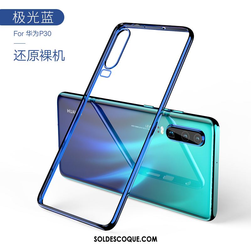 Coque Huawei P30 Incassable Très Mince Transparent Protection Silicone France