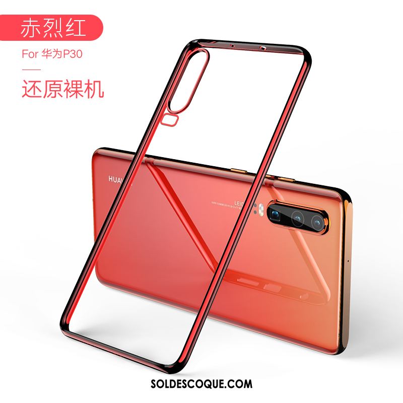 Coque Huawei P30 Incassable Très Mince Transparent Protection Silicone France