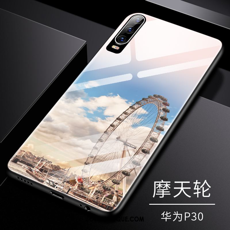 Coque Huawei P30 Jaune Silicone Luxe Téléphone Portable Amoureux Housse En Vente