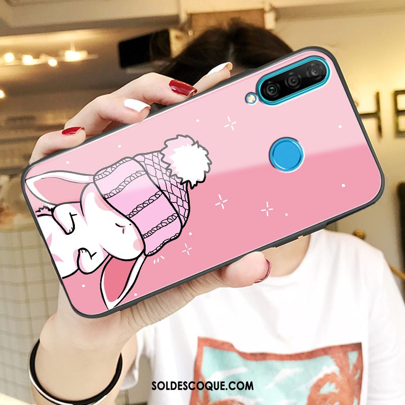 Coque Huawei P30 Lite Amoureux Téléphone Portable Incassable Tout Compris Rose Pas Cher