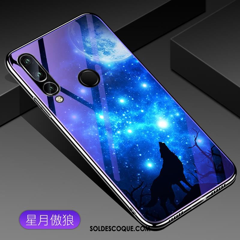 Coque Huawei P30 Lite Bleu Personnalité Téléphone Portable Jeunesse Étui En Ligne