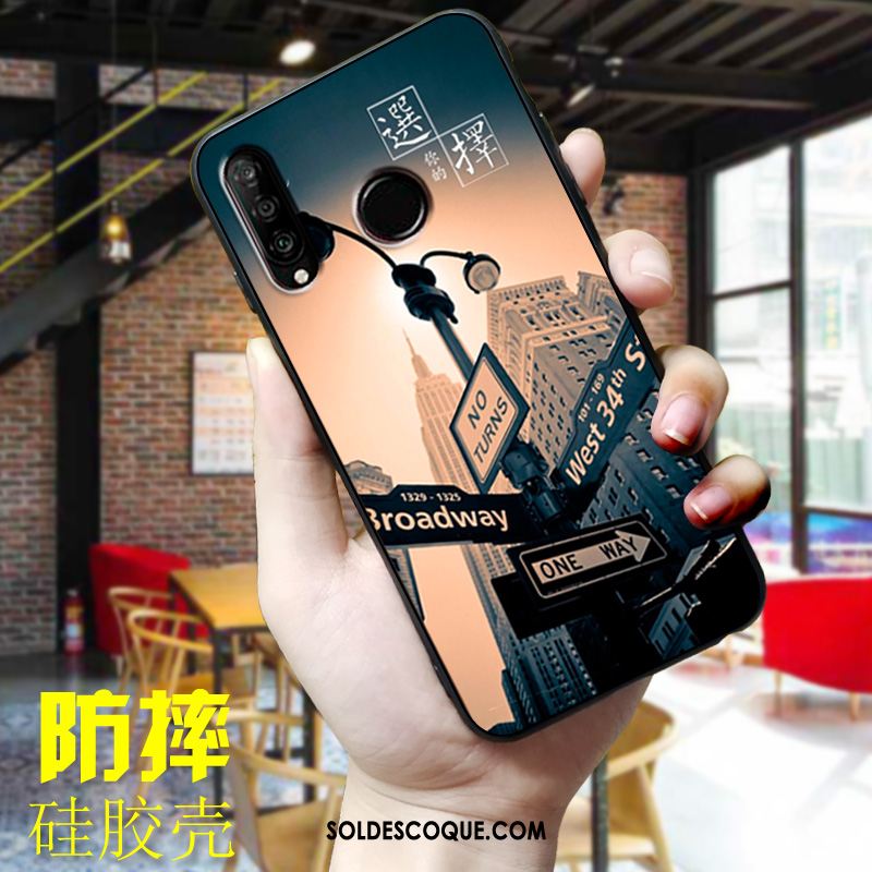 Coque Huawei P30 Lite Charmant Incassable Silicone Étui Protection Housse Soldes