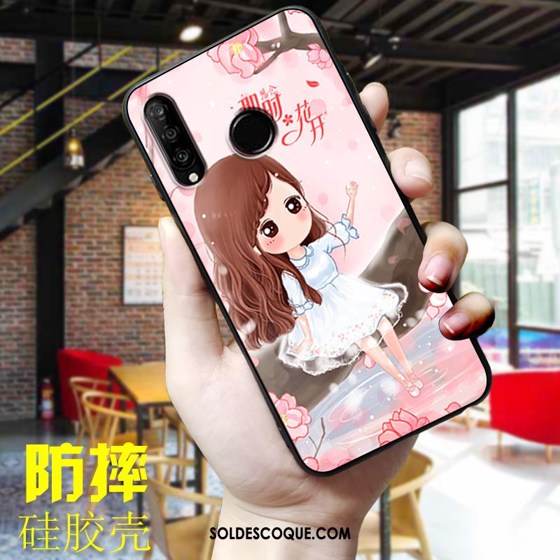 Coque Huawei P30 Lite Charmant Incassable Silicone Étui Protection Housse Soldes