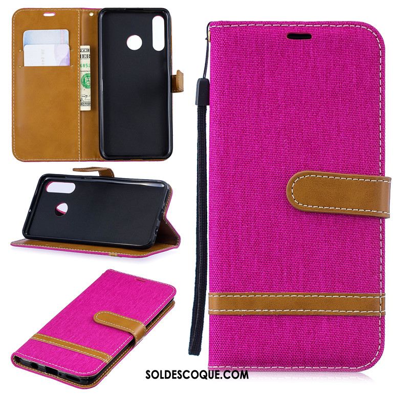 Coque Huawei P30 Lite Clair Clamshell Fluide Doux Protection Violet En Ligne