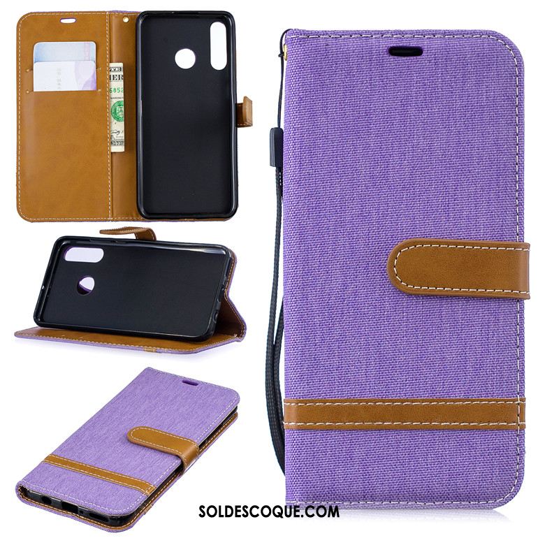 Coque Huawei P30 Lite Clair Clamshell Fluide Doux Protection Violet En Ligne