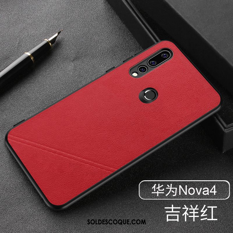 Coque Huawei P30 Lite Cuir Tout Compris Business Nouveau Légères Pas Cher