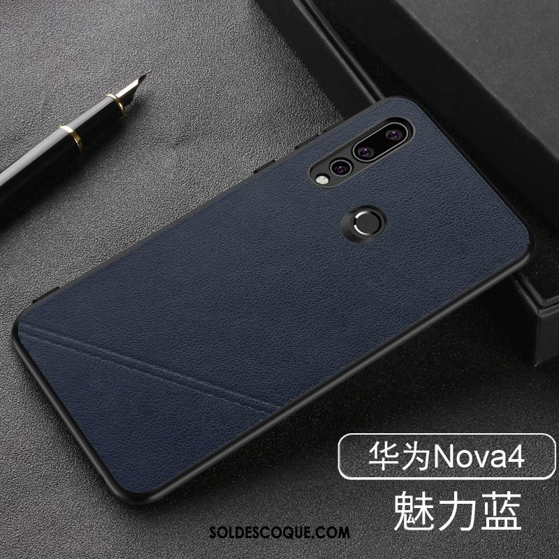 Coque Huawei P30 Lite Cuir Tout Compris Business Nouveau Légères Pas Cher