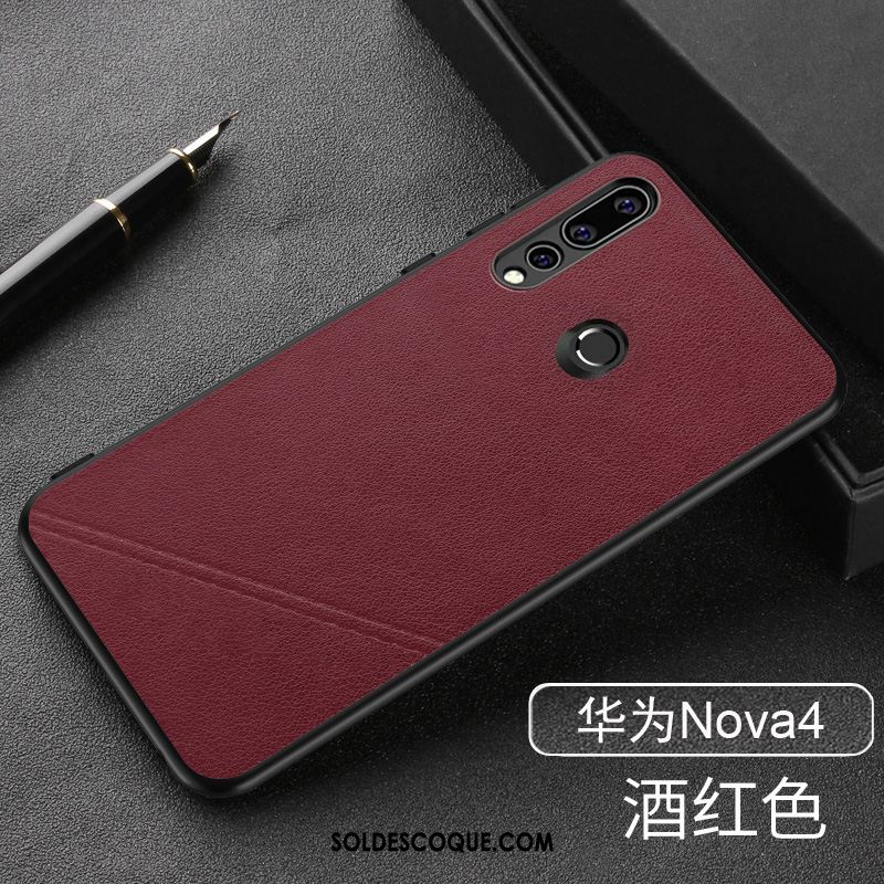 Coque Huawei P30 Lite Cuir Tout Compris Business Nouveau Légères Pas Cher