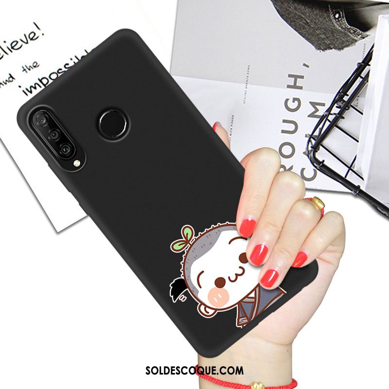 Coque Huawei P30 Lite Dessin Animé Amoureux Tout Compris Coque En Silicone Protection Pas Cher