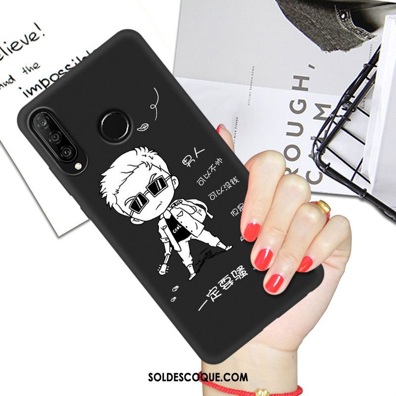 Coque Huawei P30 Lite Dessin Animé Amoureux Tout Compris Coque En Silicone Protection Pas Cher