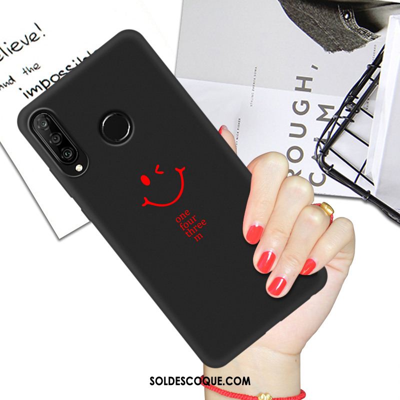 Coque Huawei P30 Lite Dessin Animé Amoureux Tout Compris Coque En Silicone Protection Pas Cher