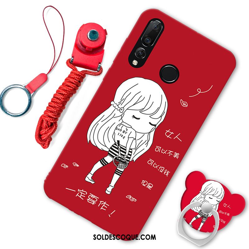 Coque Huawei P30 Lite Dessin Animé Étui Téléphone Portable Noir Marque De Tendance En Ligne