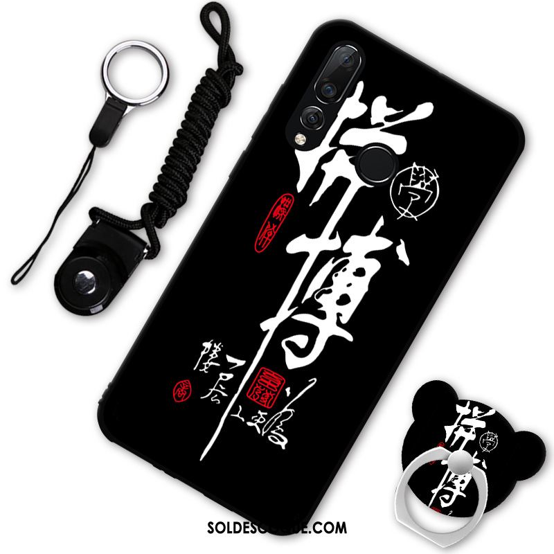 Coque Huawei P30 Lite Dessin Animé Étui Téléphone Portable Noir Marque De Tendance En Ligne