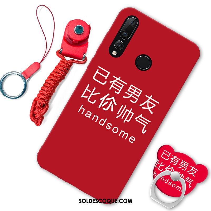 Coque Huawei P30 Lite Dessin Animé Étui Téléphone Portable Noir Marque De Tendance En Ligne