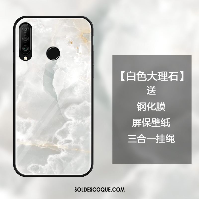 Coque Huawei P30 Lite Grand Téléphone Portable Verre Simple Protection Pas Cher