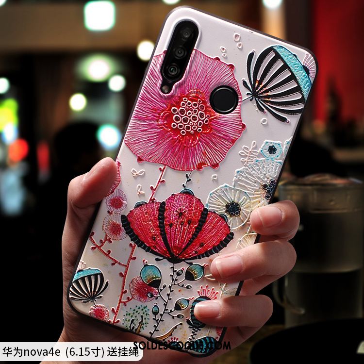 Coque Huawei P30 Lite Incassable Dessin Animé Très Mince Charmant Net Rouge Pas Cher